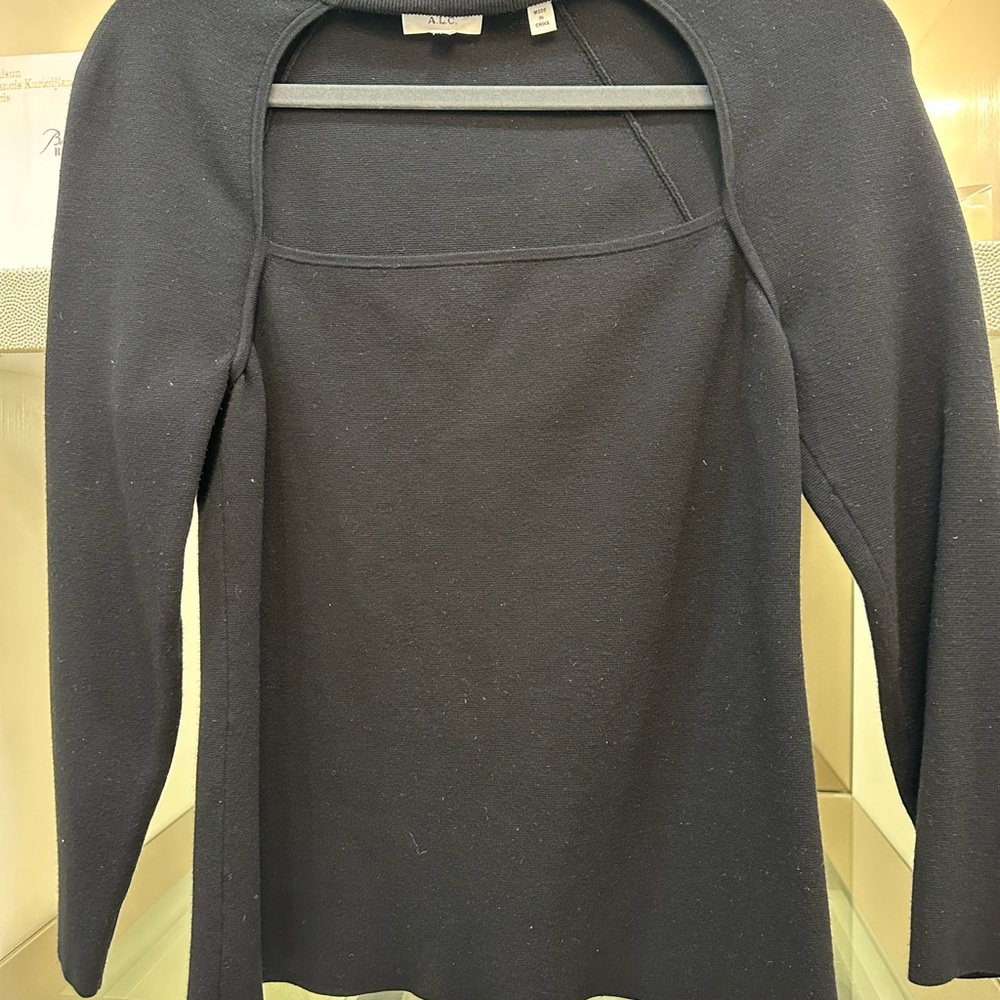 A.L.C. Black Turtleneck Sweater Size Medium